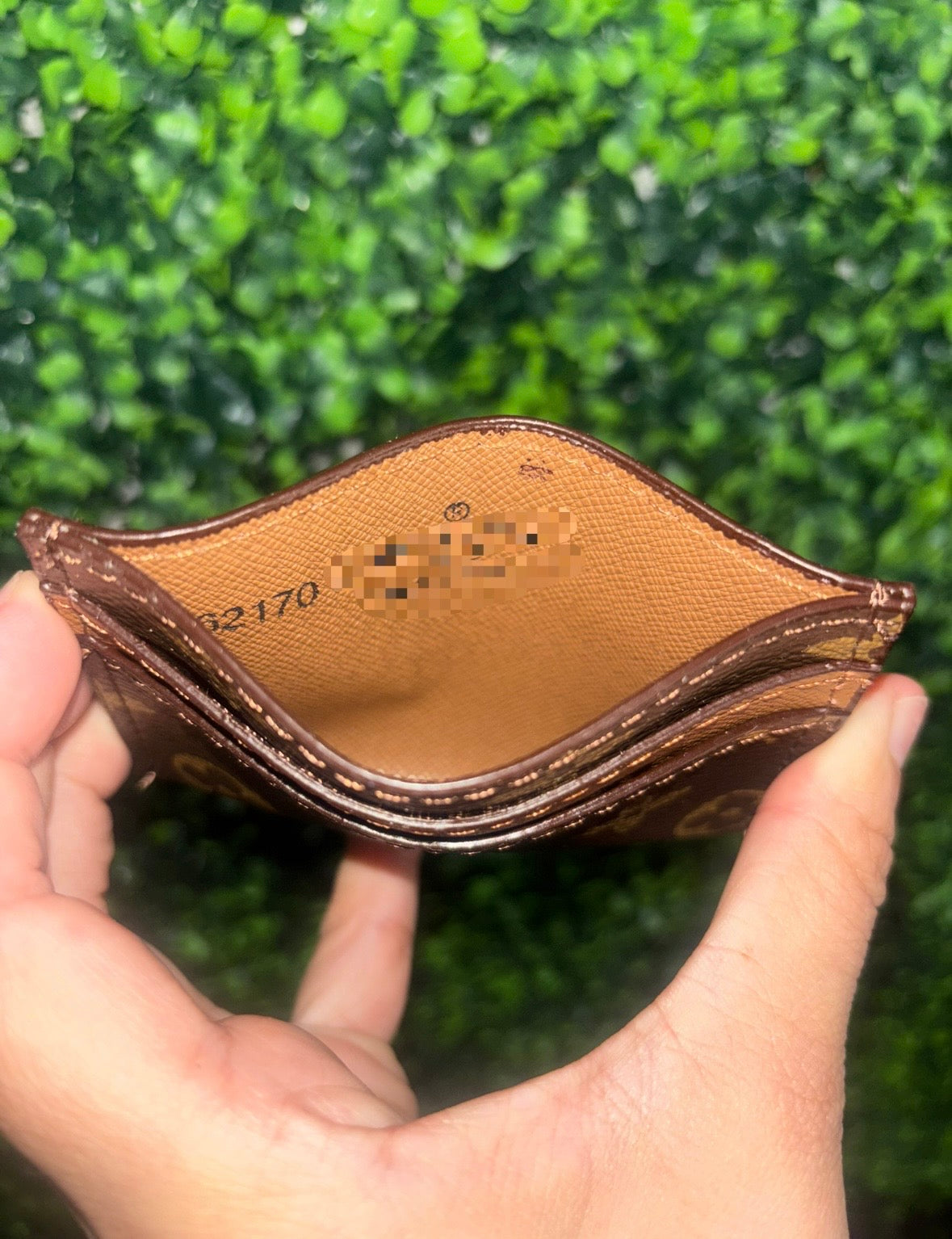 L V Cardholder Tarjetero Cafe