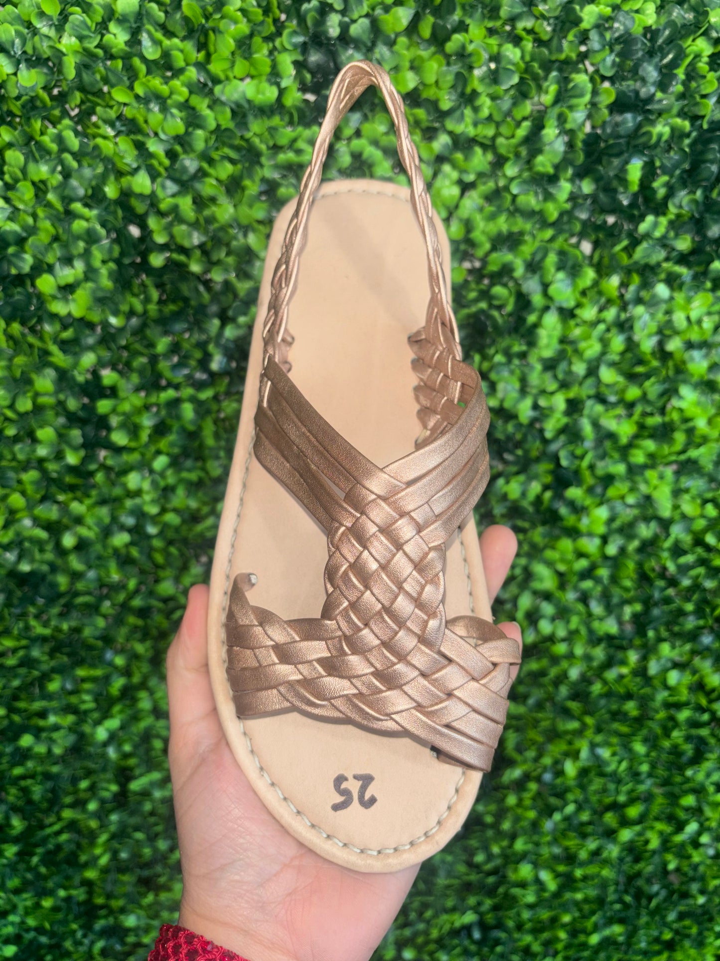 Huarache de Araña Oro Rosa