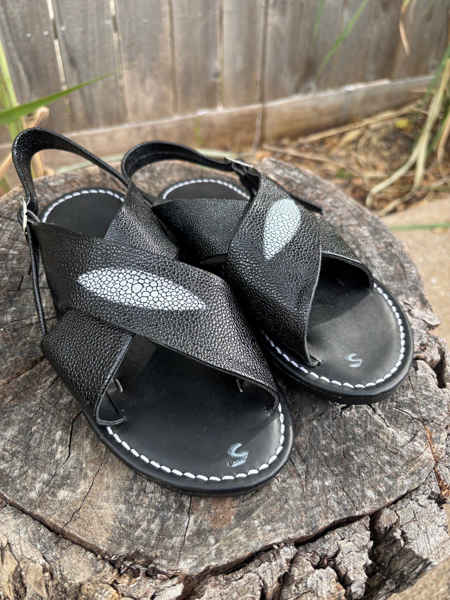 Huarache Cruzado Negro