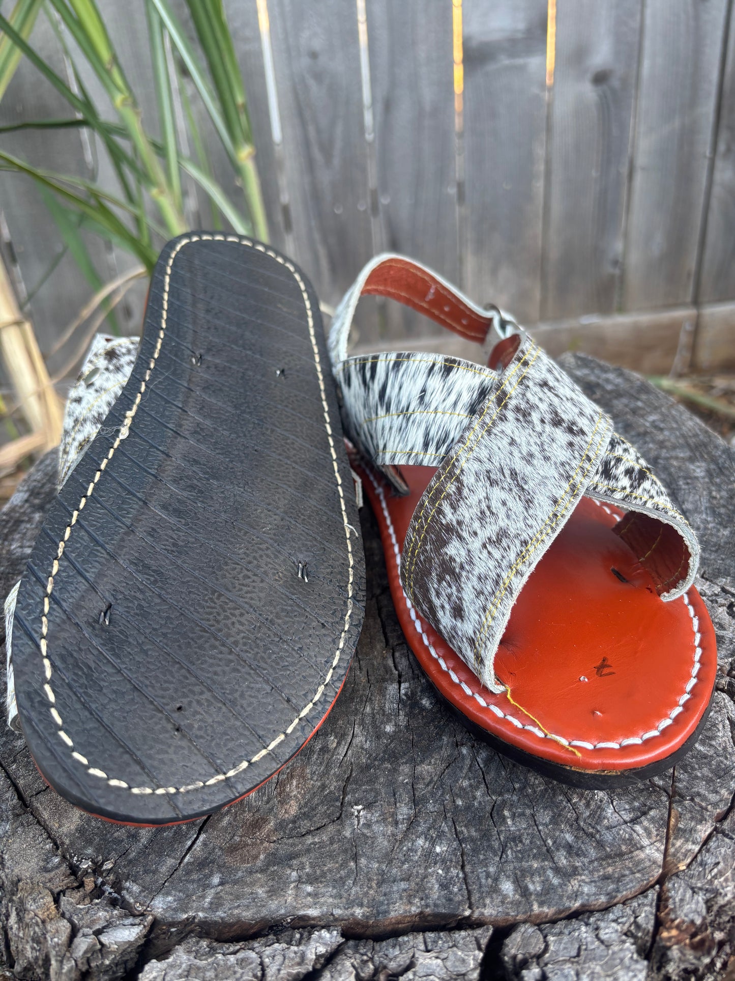 Huarache Cruzado Pelo de Res