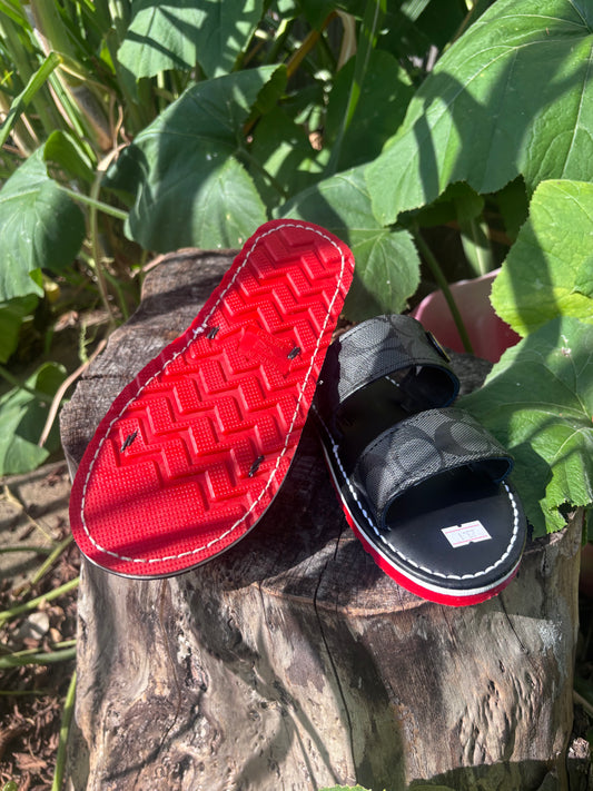 Sandalias Dos Correas Suela Roja Cc