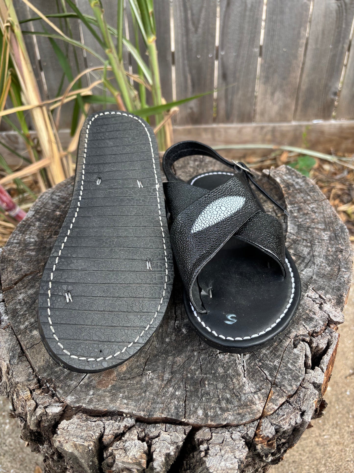 Huarache Cruzado Negro