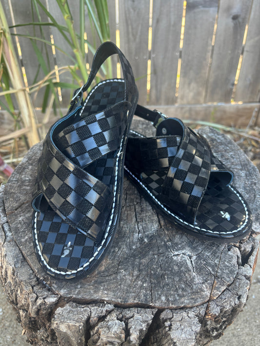 Huaraches Cruzados L V Negro