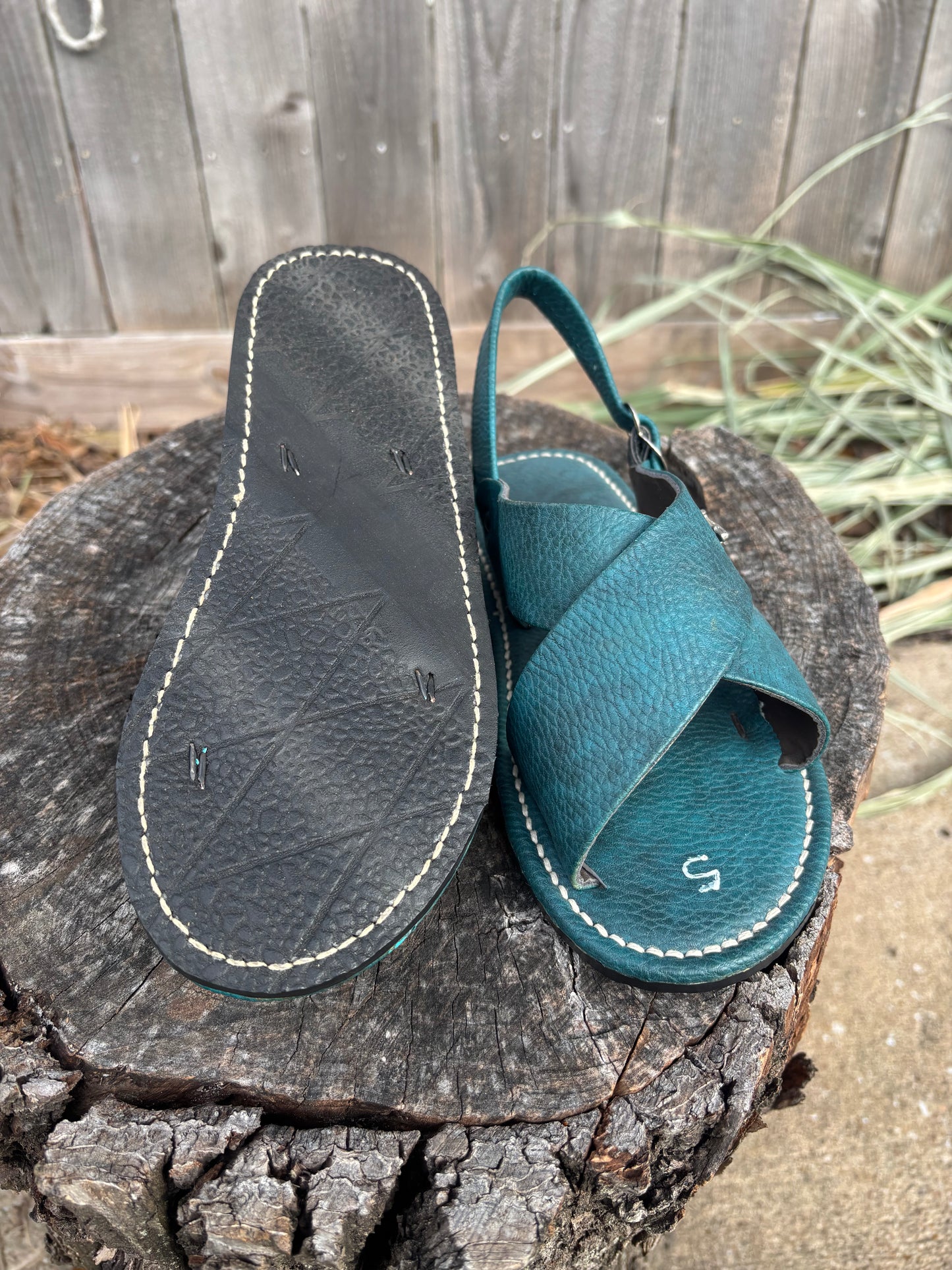 Huarache Cruzado Azulado