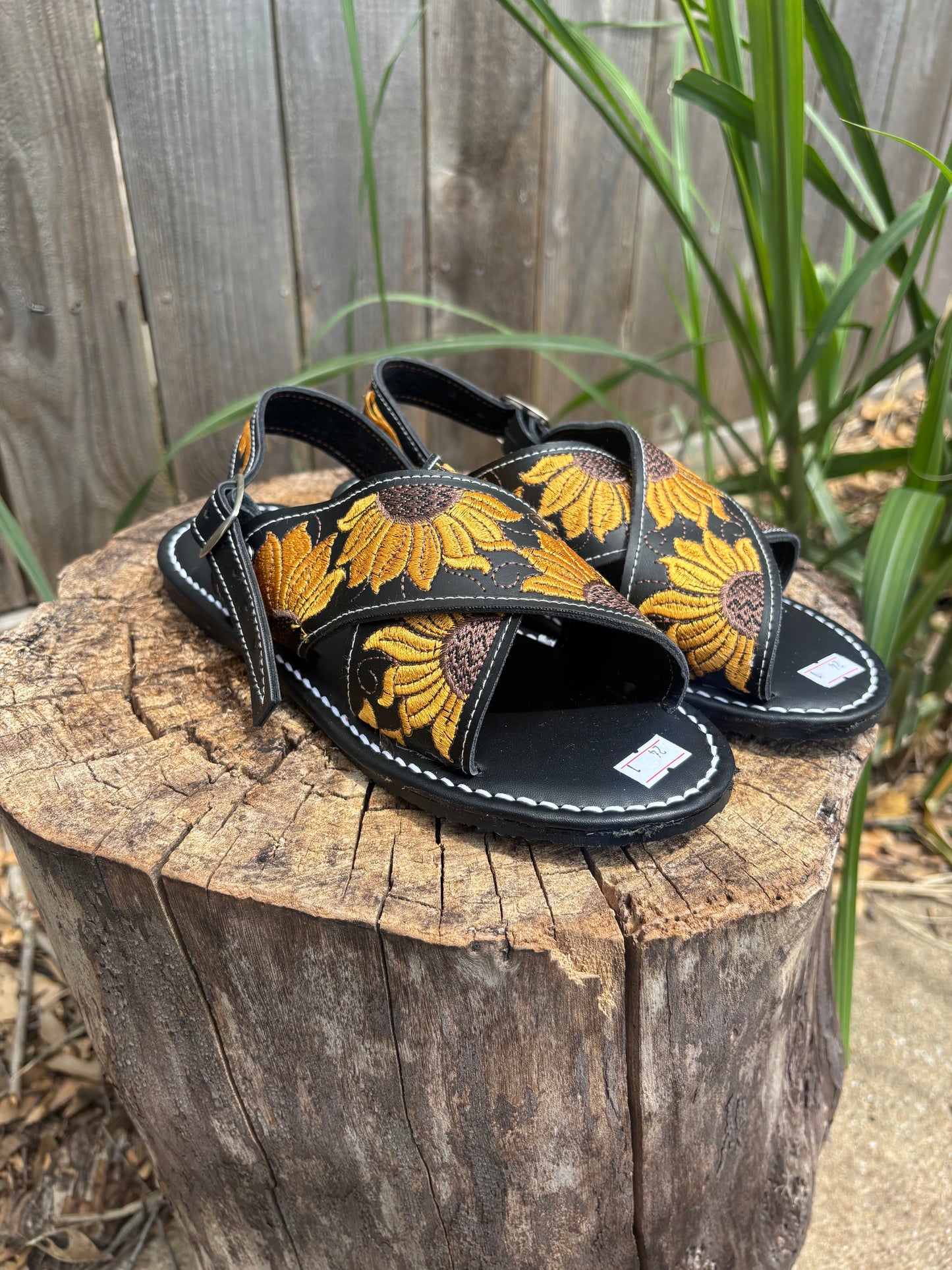 Huarache Cruzado Girasoles