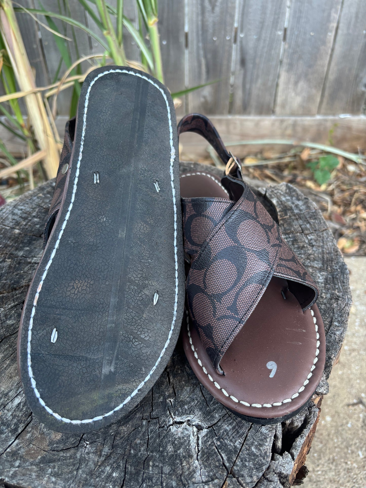 Huaraches Cruzados Cafe CC