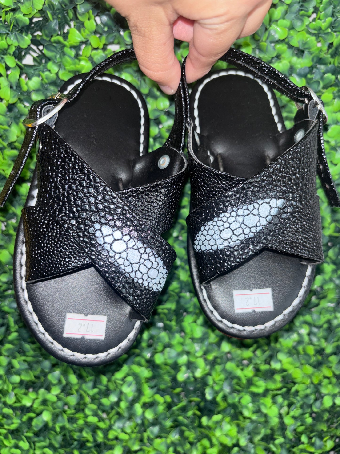 Huarache Cruzado Suela Roja Niño