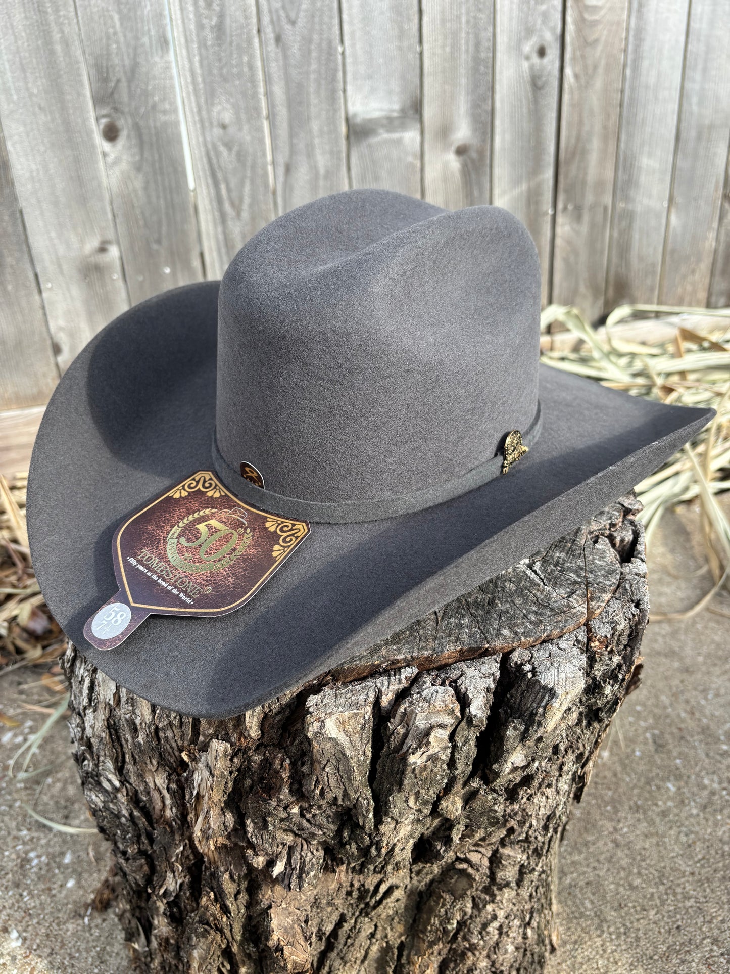 Sombrero Tombstone Este Oeste 20x Gris
