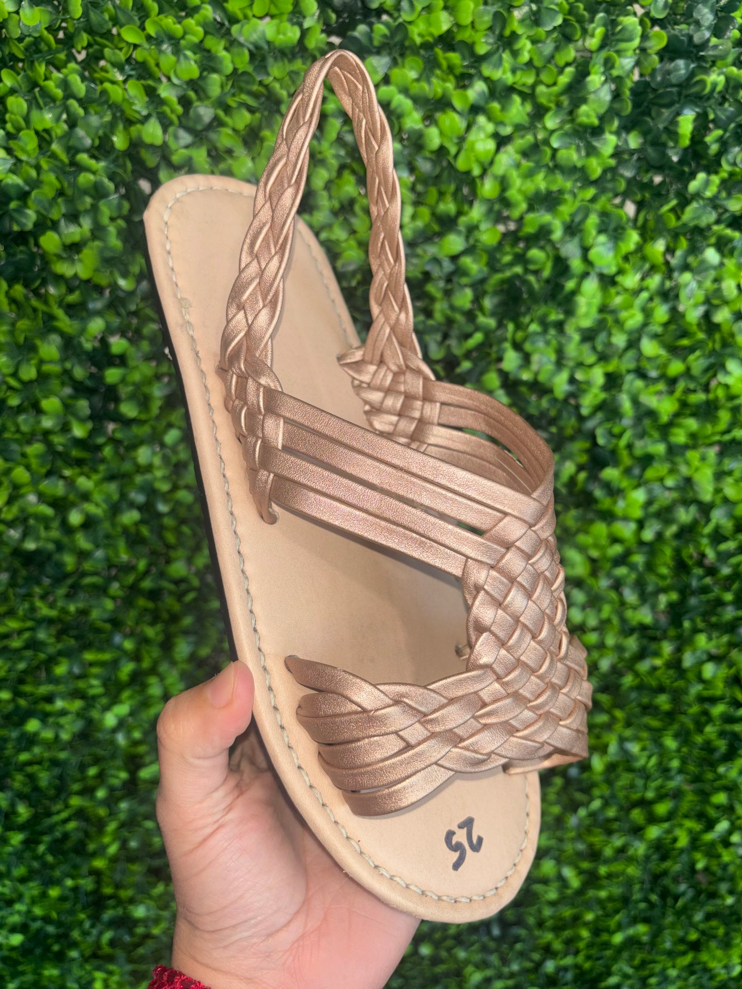 Huarache de Araña Oro Rosa