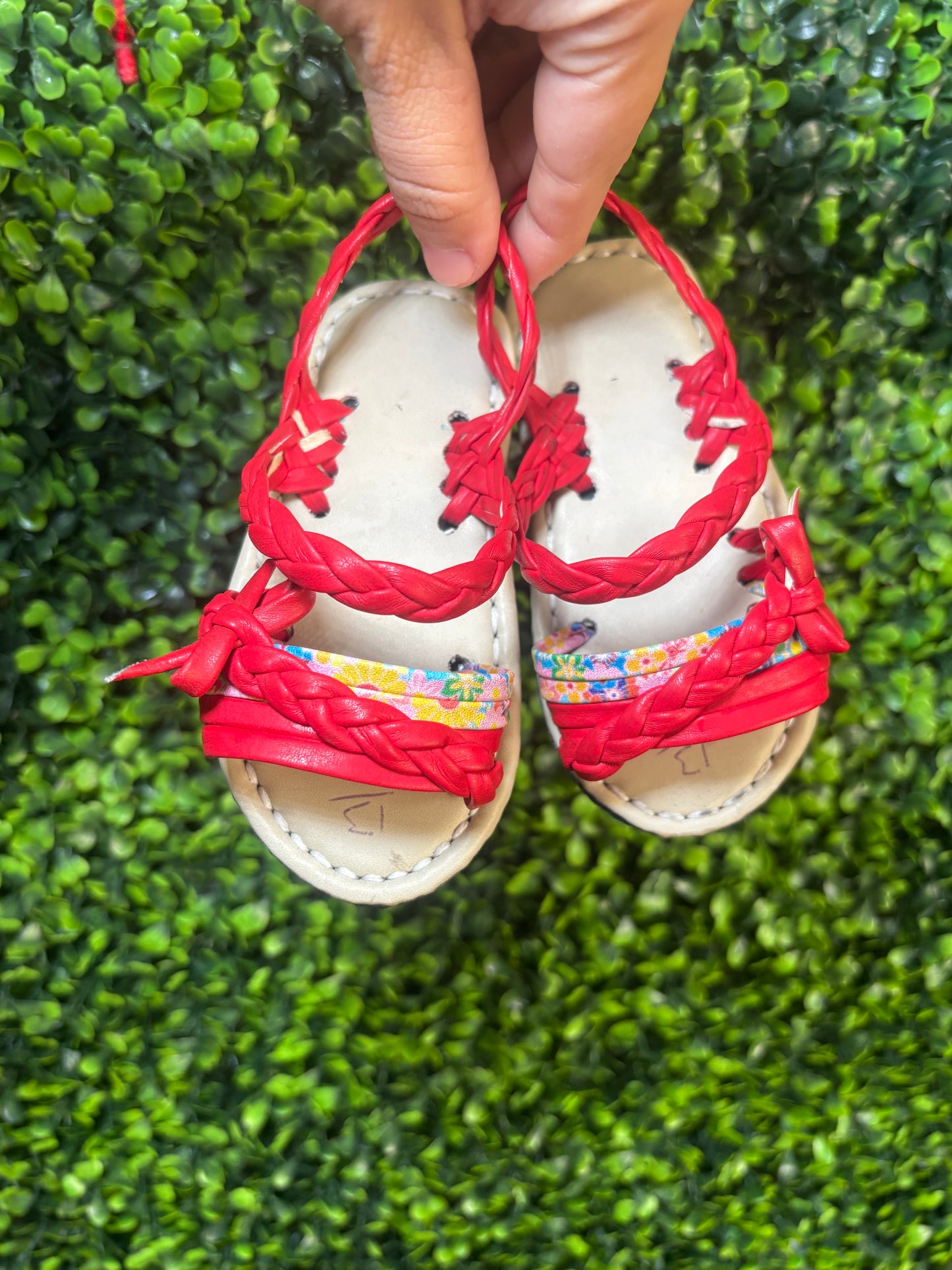 Huarache de Araña Rojo Bebe