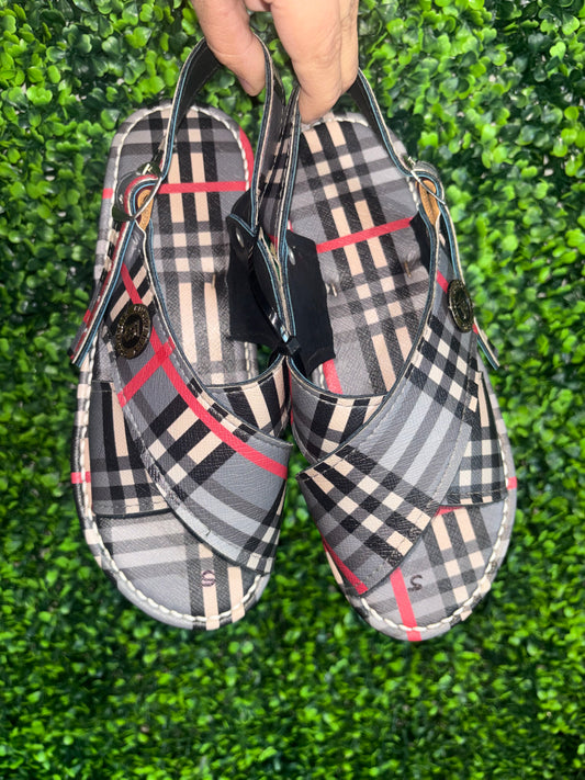 Huarache Cruzado Bb Gris