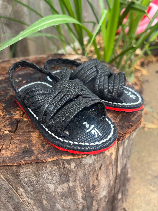 Huarache de Niño suela roja