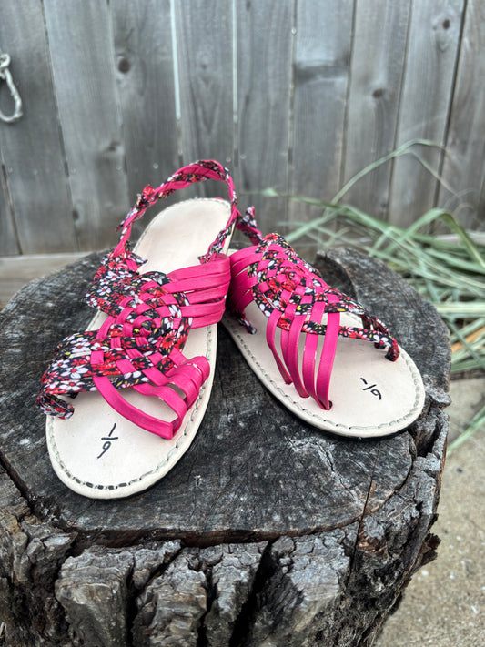 Huarache de Araña Floral Fuchsia