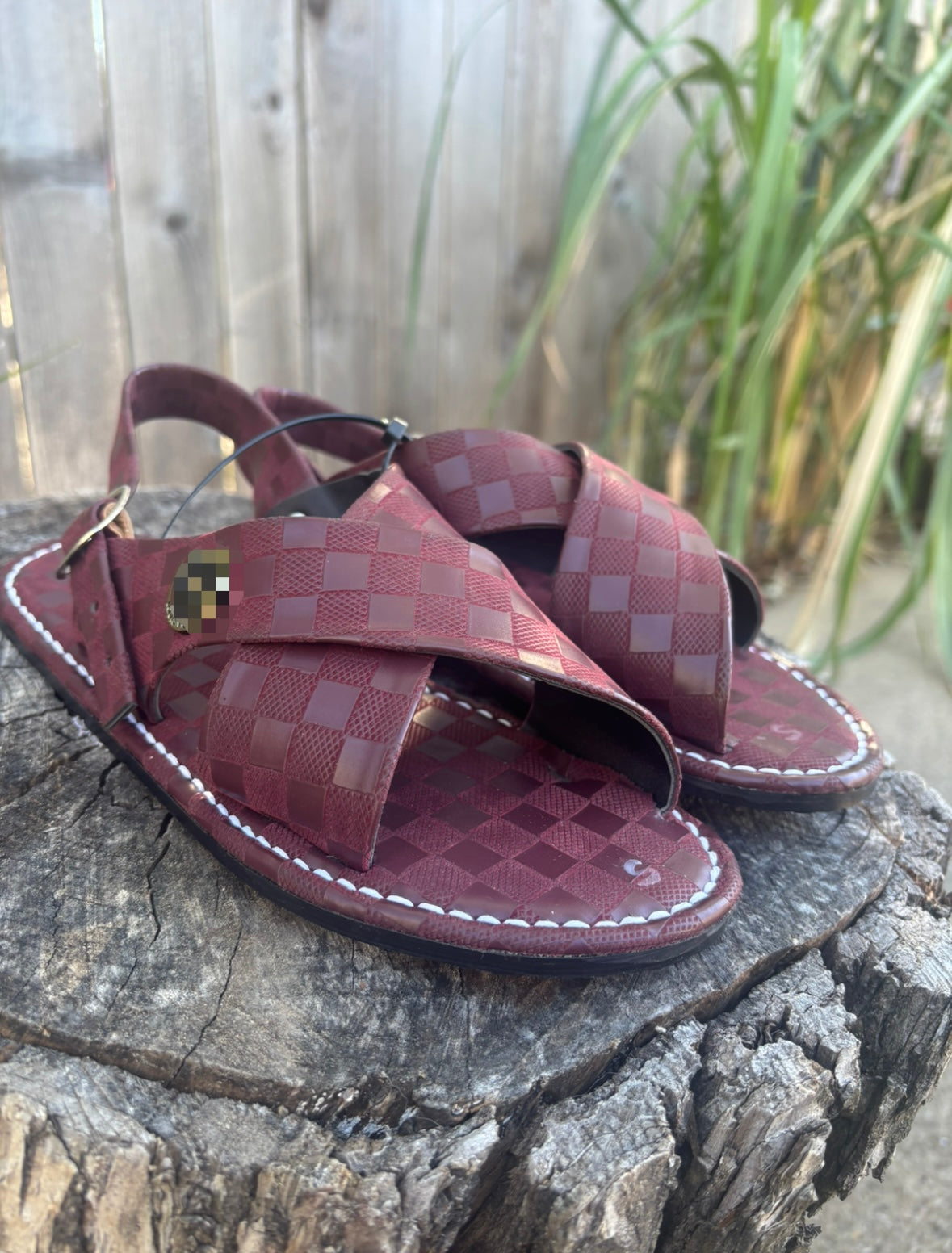 Huaraches Cruzados L V Vino