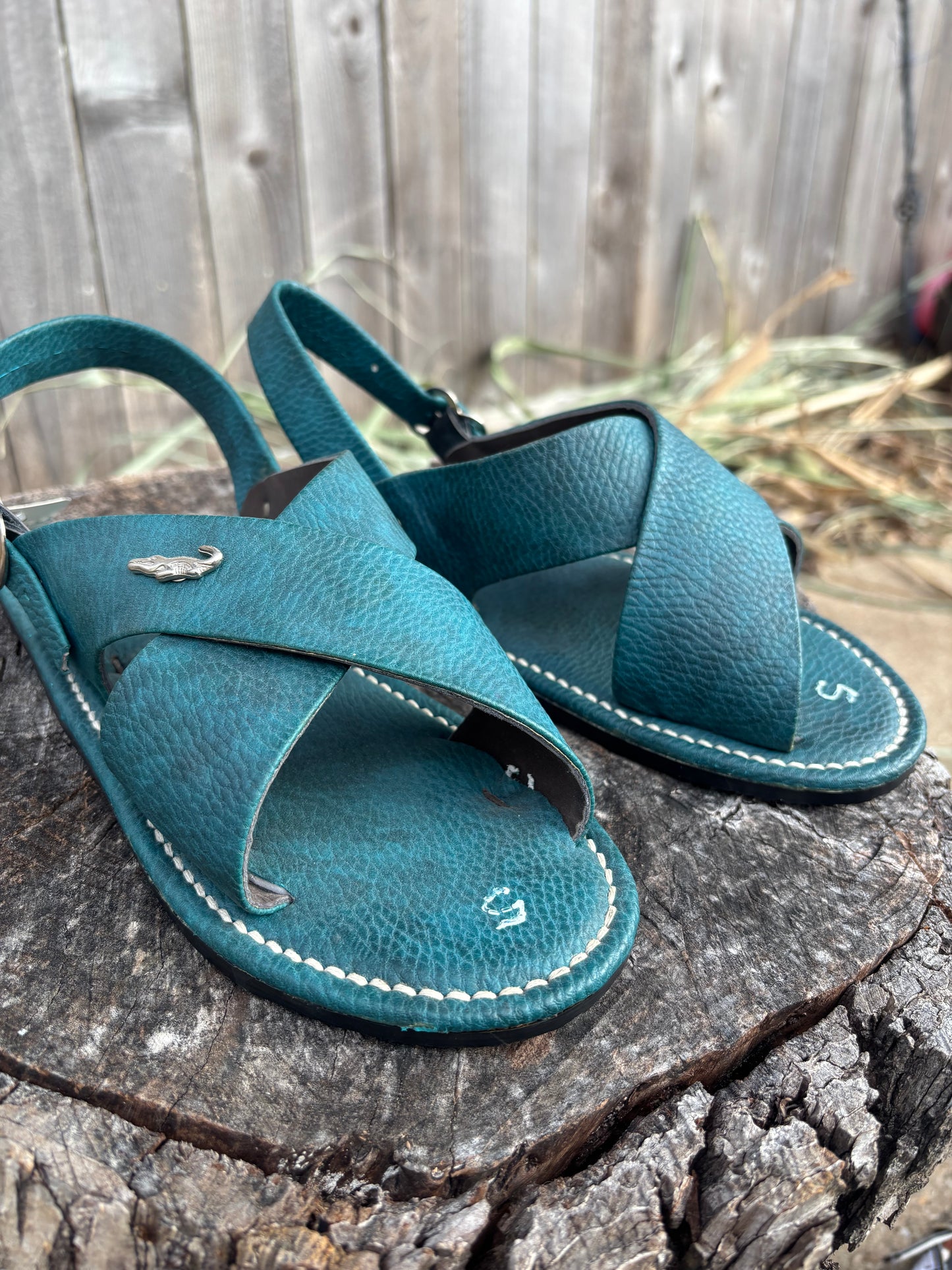 Huarache Cruzado Azulado