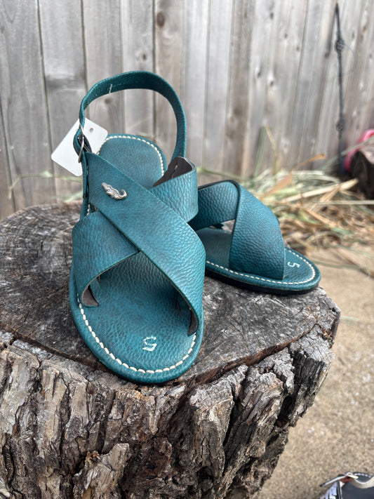 Huarache Cruzado Azulado