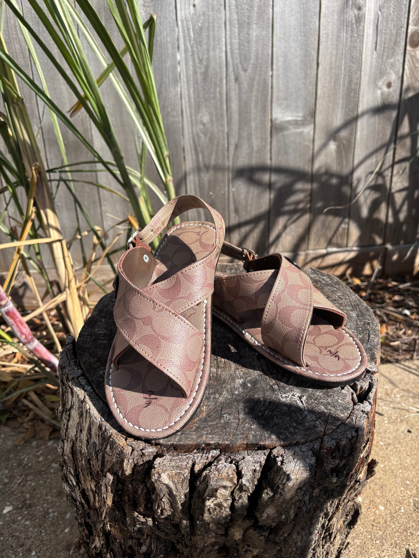 Huarache Cruzado Cafe Claro CC