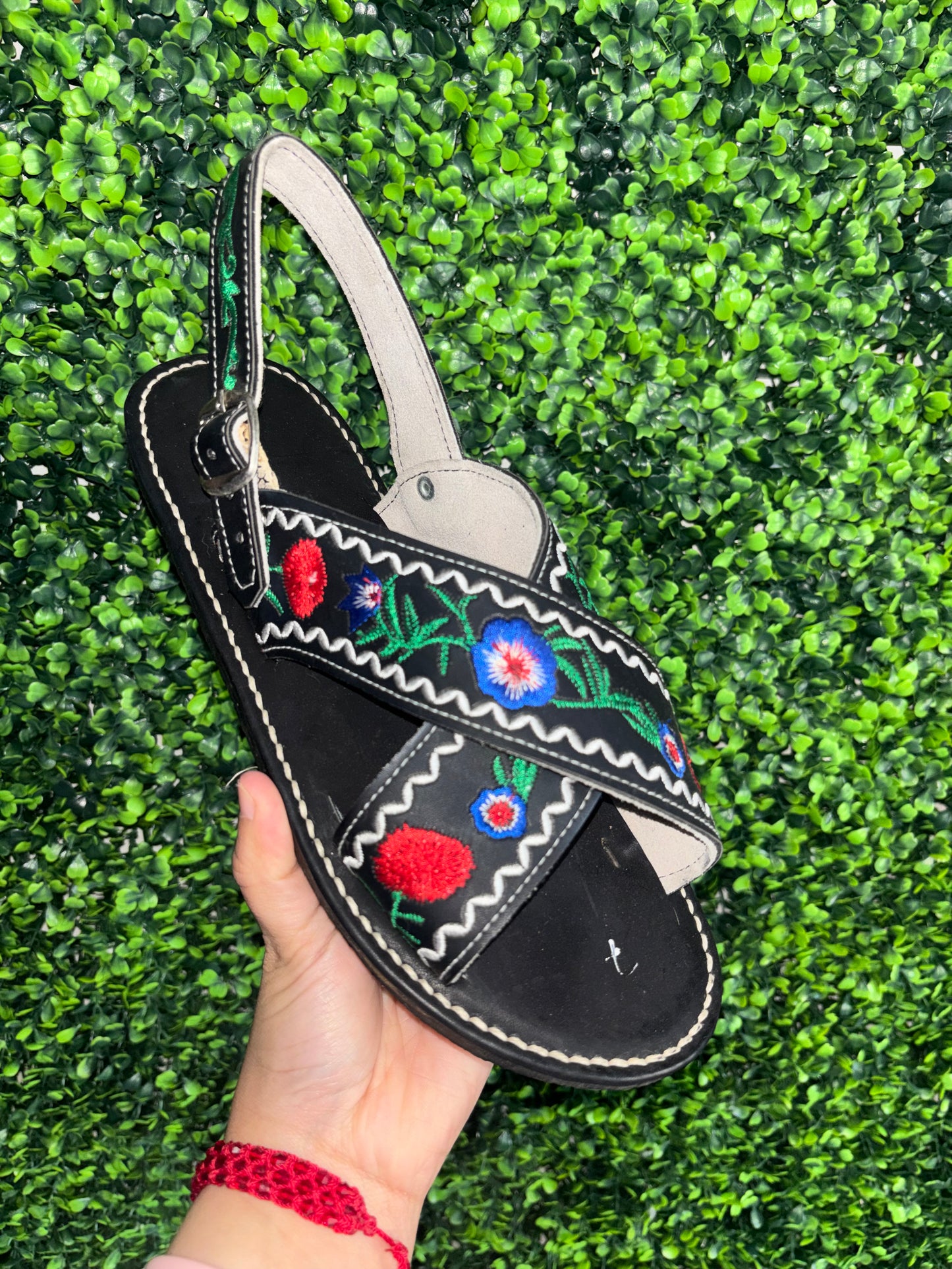 Huarache Cruzado Floreado