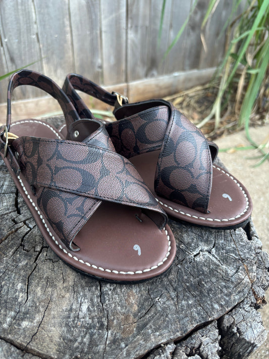 Huaraches Cruzados Cafe CC