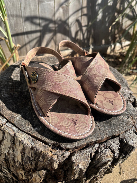 Huarache Cruzado Cafe Claro CC