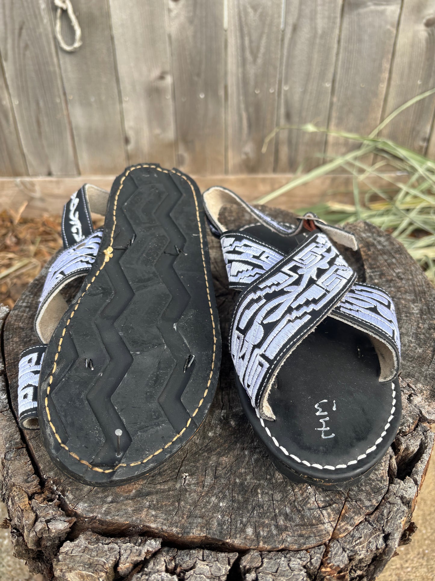 Huarache Cruzado Azteca Negro