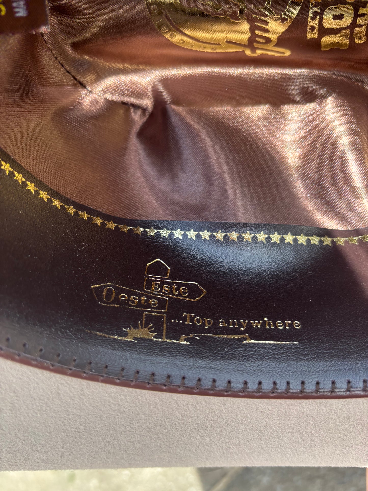 Sombrero Tombstone Este Oeste 20x Beige