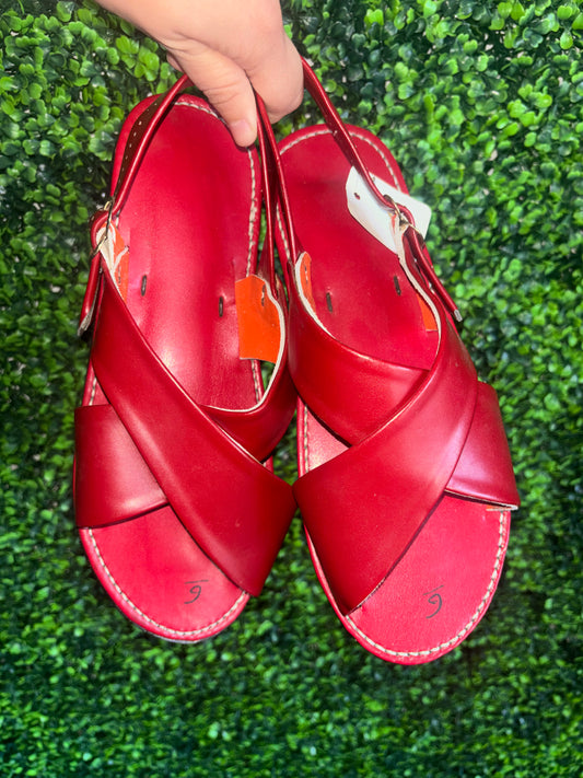 Huarache Cruzado Rojo