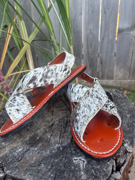 Huarache Cruzado Pelo de Res