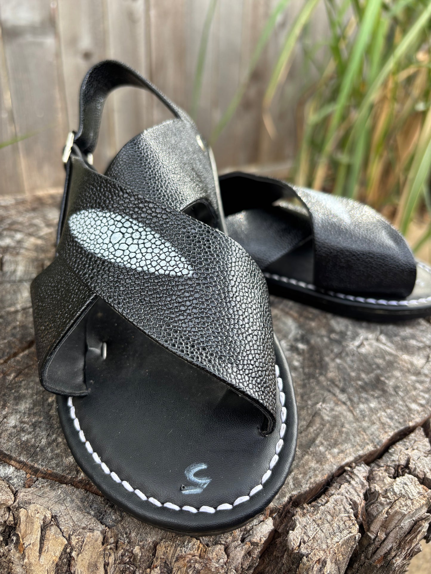 Huarache Cruzado Negro