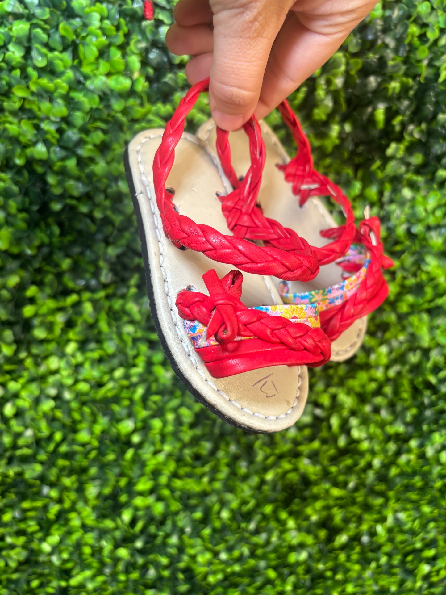 Huarache de Araña Rojo Bebe